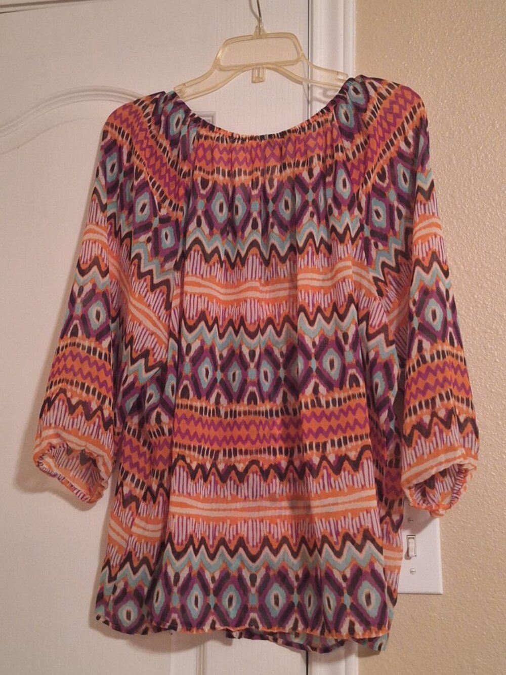 Daisy Fuentes Multicolor 100% polyester Blouse  XL